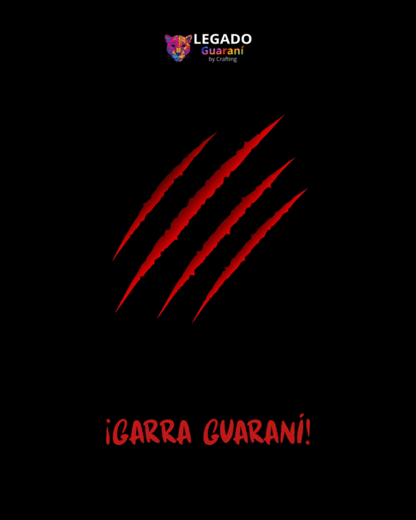 Remeras Cuello Redondo Negra Paraguay Versión 1